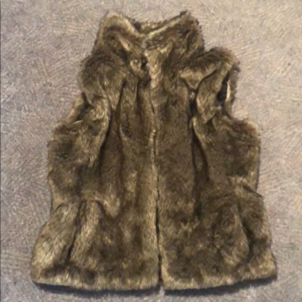 Banana republic fur vest